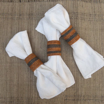 Handwoven Grass Napkin Rings