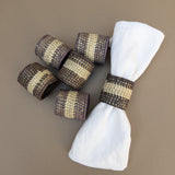 Handwoven Grass Napkin Rings