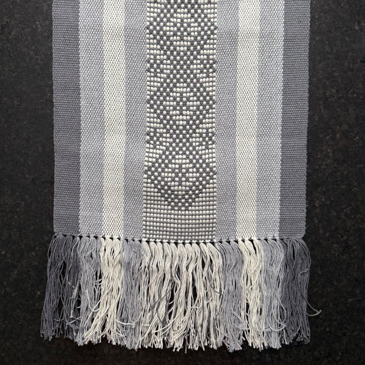 Handwoven Cotton Table Runner - Made in Oaxaca, Mexico