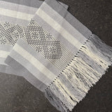 Handwoven Cotton Table Runner - Made in Oaxaca, Mexico