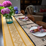 Handwoven Cotton Table Runner - Made in Oaxaca, Mexico