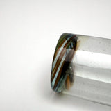 Handblown Water Glass with Confetti Rim, Set of 2