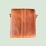 Leather Mini Crossbody (Natural)