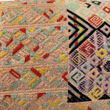 Embroidered Huipil & Handwoven Cotton Throw Pillow Cover