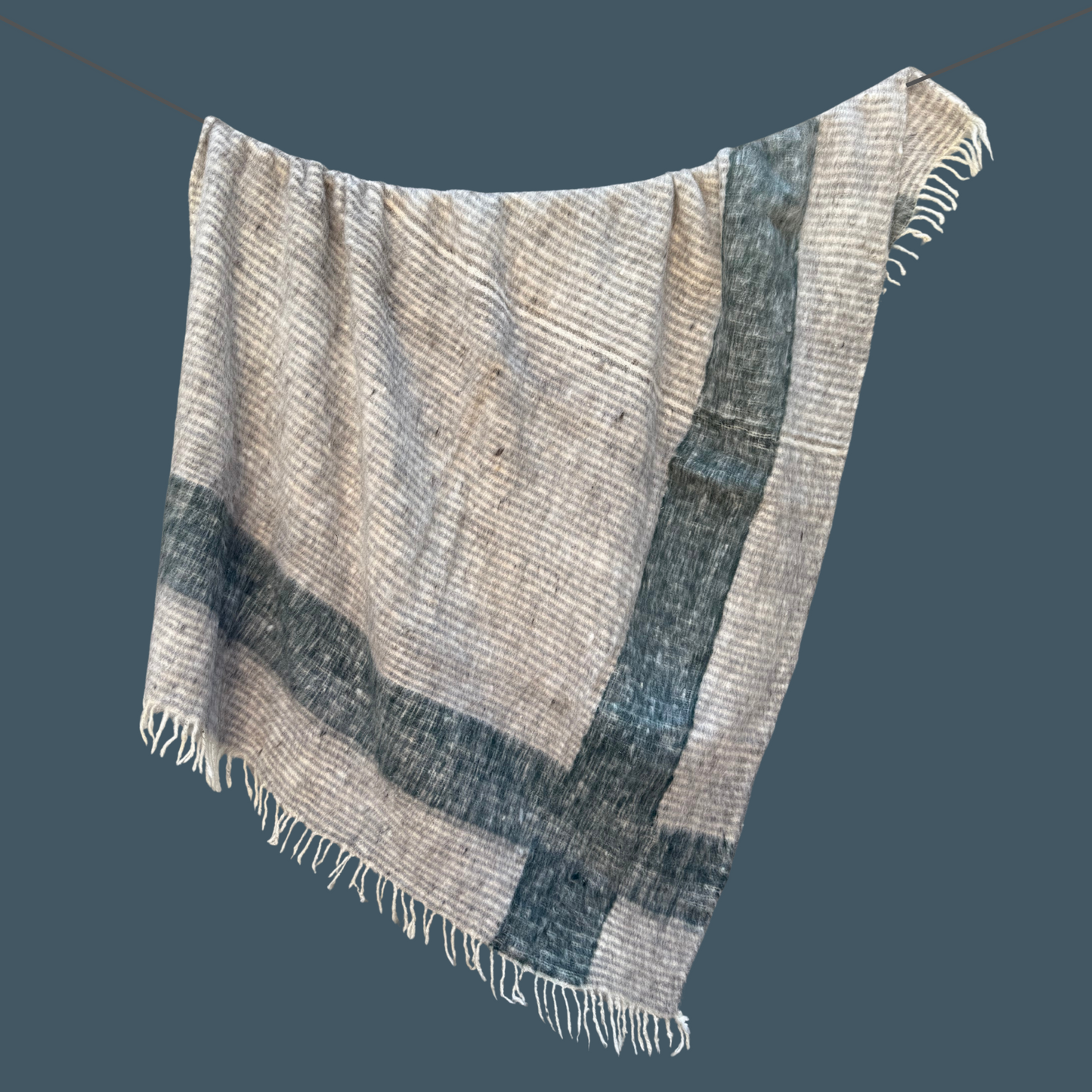 Heirloom Wool Momo Blanket | Cozy, Hot Spring-Felted Throw Handcrafted by Mayan Artisans