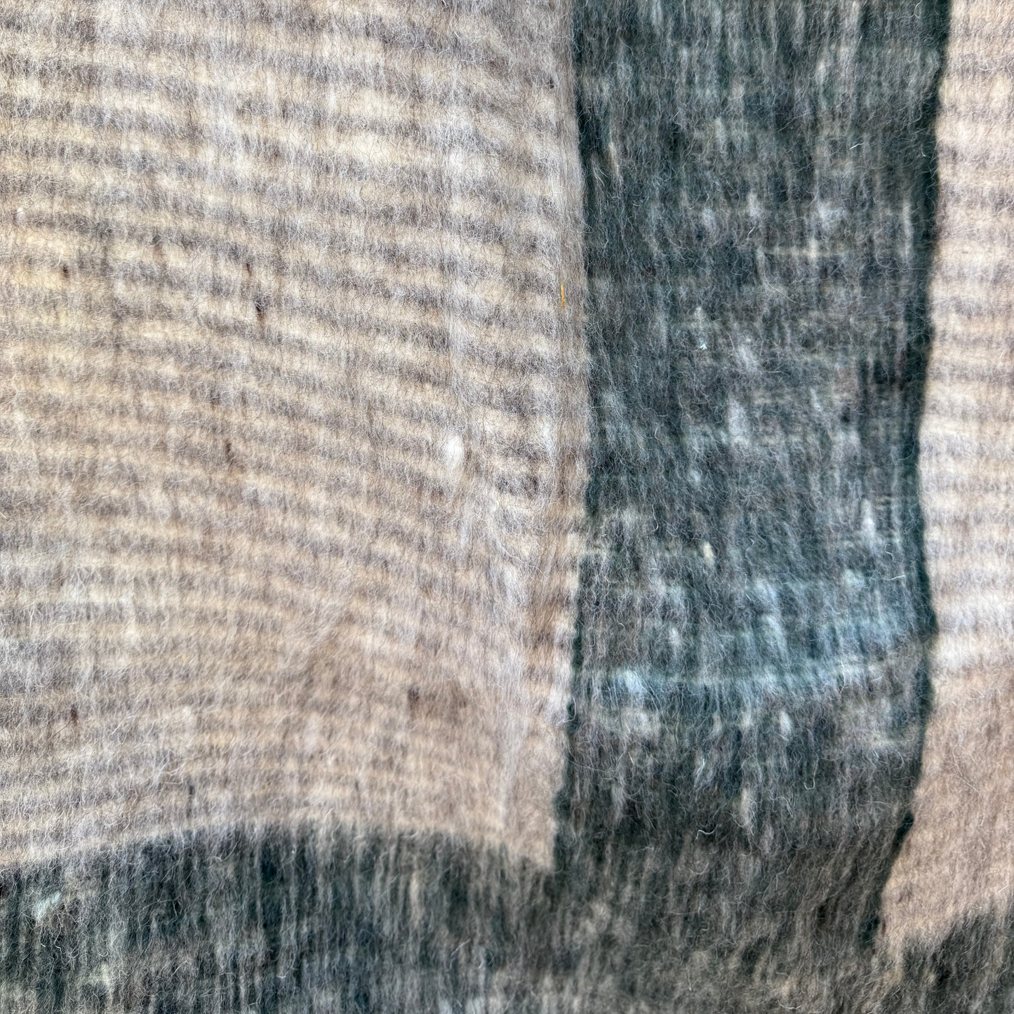 Heirloom Wool Momo Blanket | Cozy, Hot Spring-Felted Throw Handcrafted by Mayan Artisans
