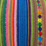 Embroidered Huipil & Handwoven Corte Throw Pillow Cover