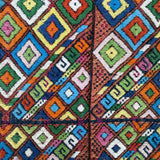 Framed Handwoven Textile (Walnut Frame)