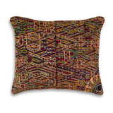 Huipil & Hemp Throw Pillow Cover