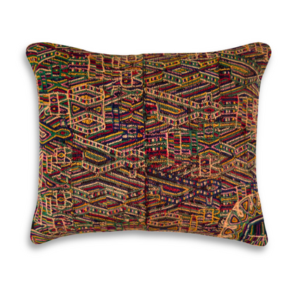 Huipil & Hemp Throw Pillow Cover