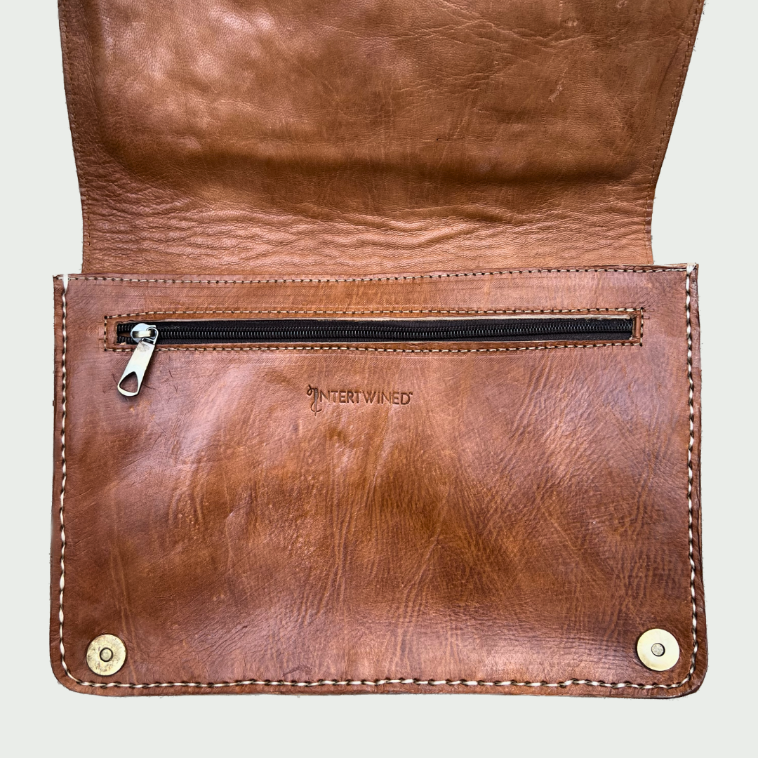 Leather & Kilim Crossbody