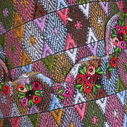 Huipil & Hemp Throw Pillow Cover