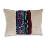 Huipil & Hemp Throw Pillow Cover