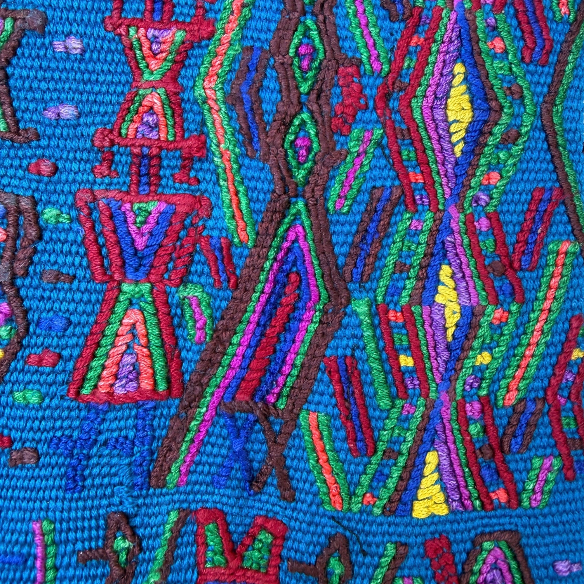 Framed Handwoven Textile (Walnut Frame)