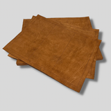 Single Leather Seamed Placemat (Natural)