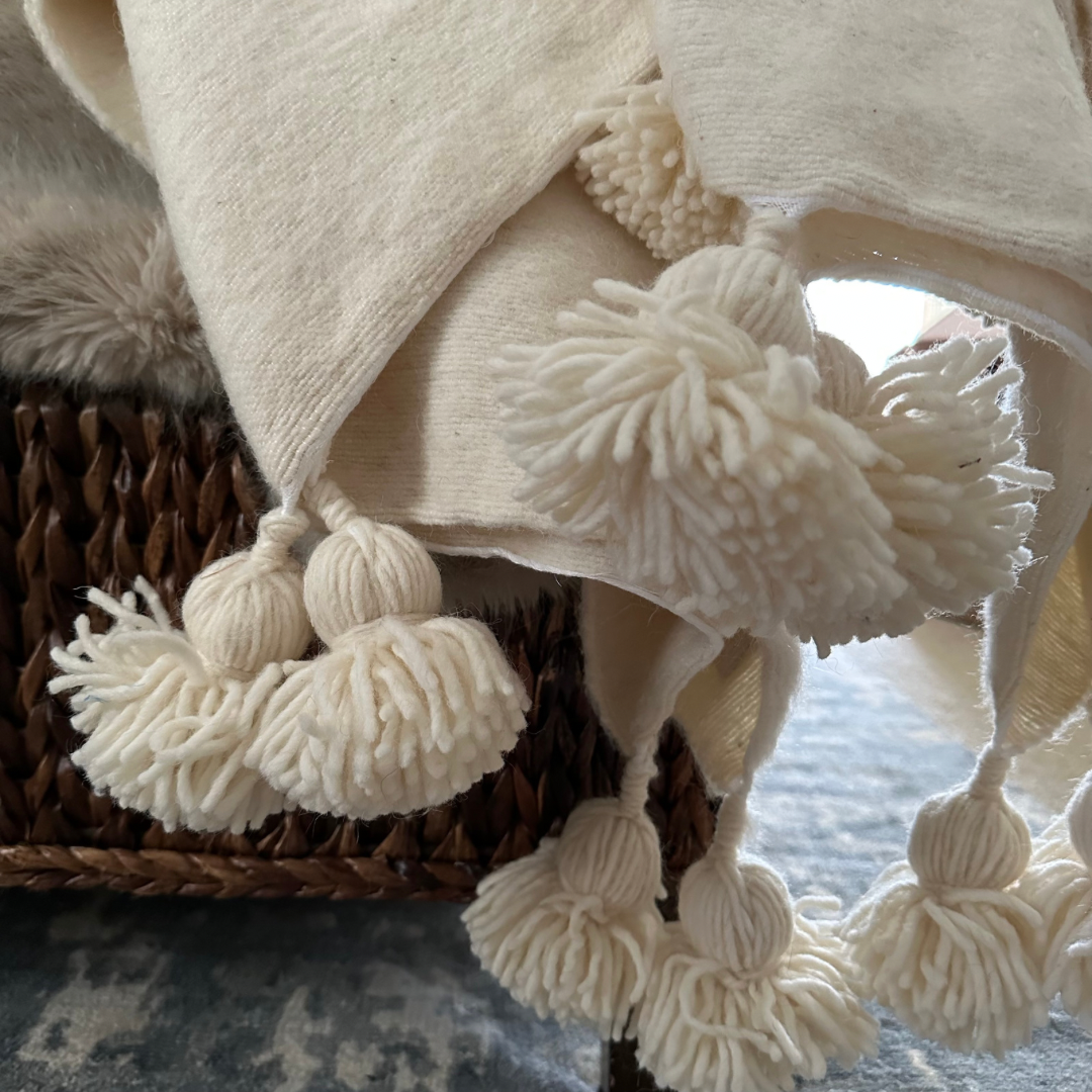 Wool Tassel Blanket