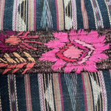 Flower stripe pillow - Intertwined