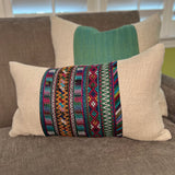Huipil & Hemp Pillow - Intertwined