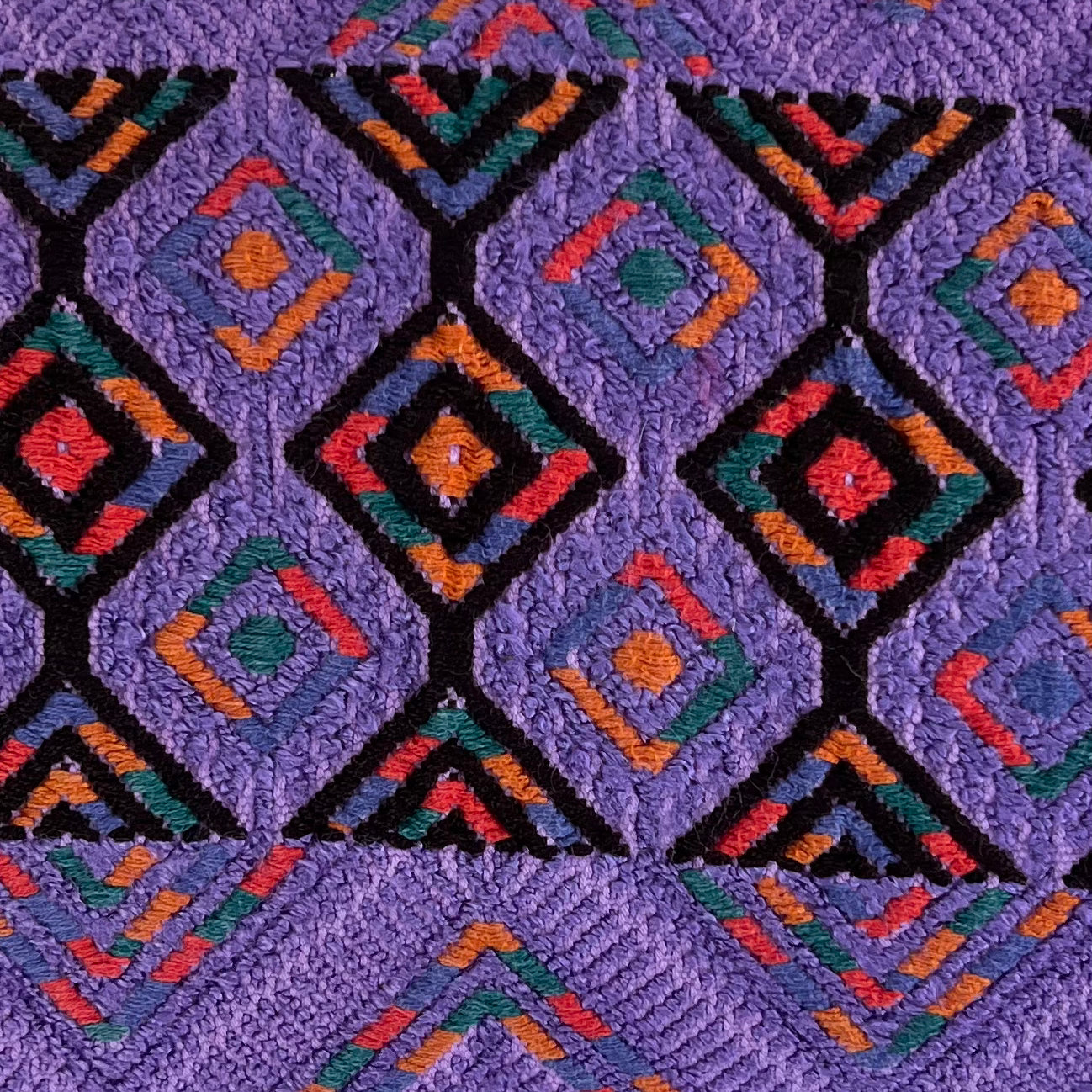 Huipil & Hemp Pillow - Intertwined