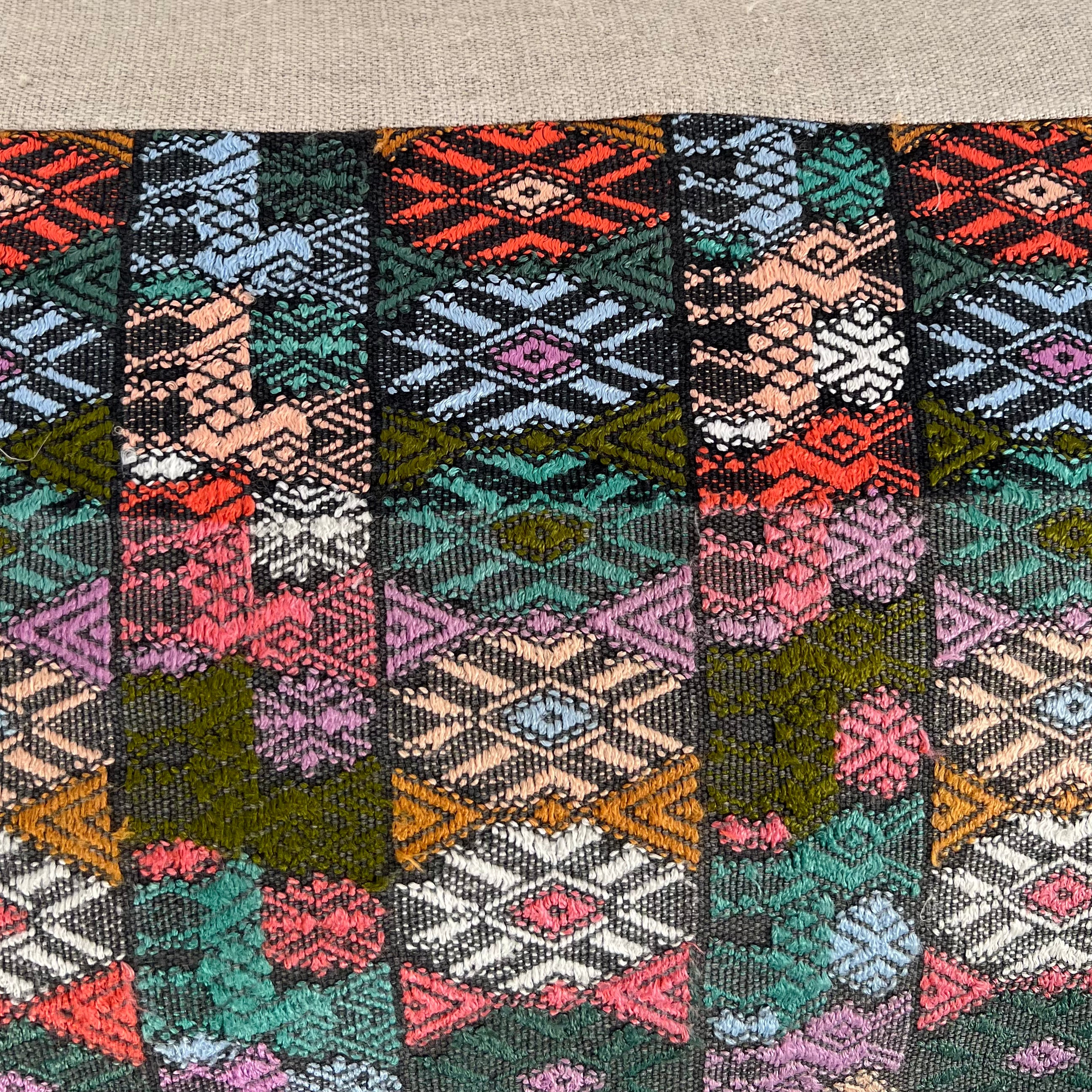 Huipil and Hemp Pillow - Intertwined: Handmade for Good